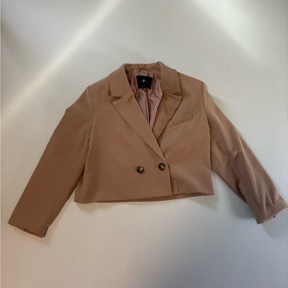 7 For All Mankind Light Brown Blazer